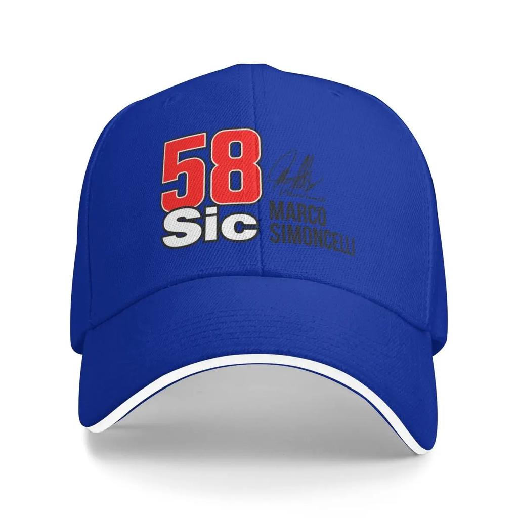 marco simoncelli 58 Baseball Cap Mountaineering Sports Cap Sunhat Sun Hats For Women Unisex's