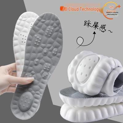 Step-On Insoles: Comfortable, Breathable Arch Support with Shock Absorption & Deodorizing for Military Training & All-Day Wear