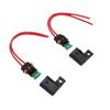 2PCS 12AWG Fuse Holders with 30A Standard Blade Fuse Water Proof Cover Kit for ATO ATC Car RV Truck Boat 20CM