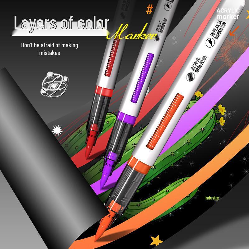 Acrylmarker Weiche Spitze: Waschbar & Deckend für Kinder-Kunstprojekte