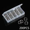 Stainless Steel Split Rings Fishing Double Loop Connectors Tackle Silver Swivel