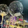 Transparent Floating Bobo Balloon Feather Decoration for Birthdays, Engagements, Banquets, and Weddings