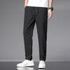 Pantaloni elastici ocazional Pantaloni sport pentru bărbați Pantaloni tăiați moi Pantaloni bărbați cu picior drept largi agățați