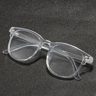 1 Male Female Oval Full Frame Blue Light OpticalGlasses Suitable for ForComputer Gaming TV and Mobile Phone Use