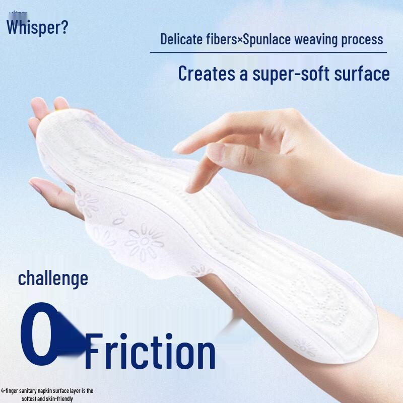 Whisper Soothing Cotton Sanitary Napkins