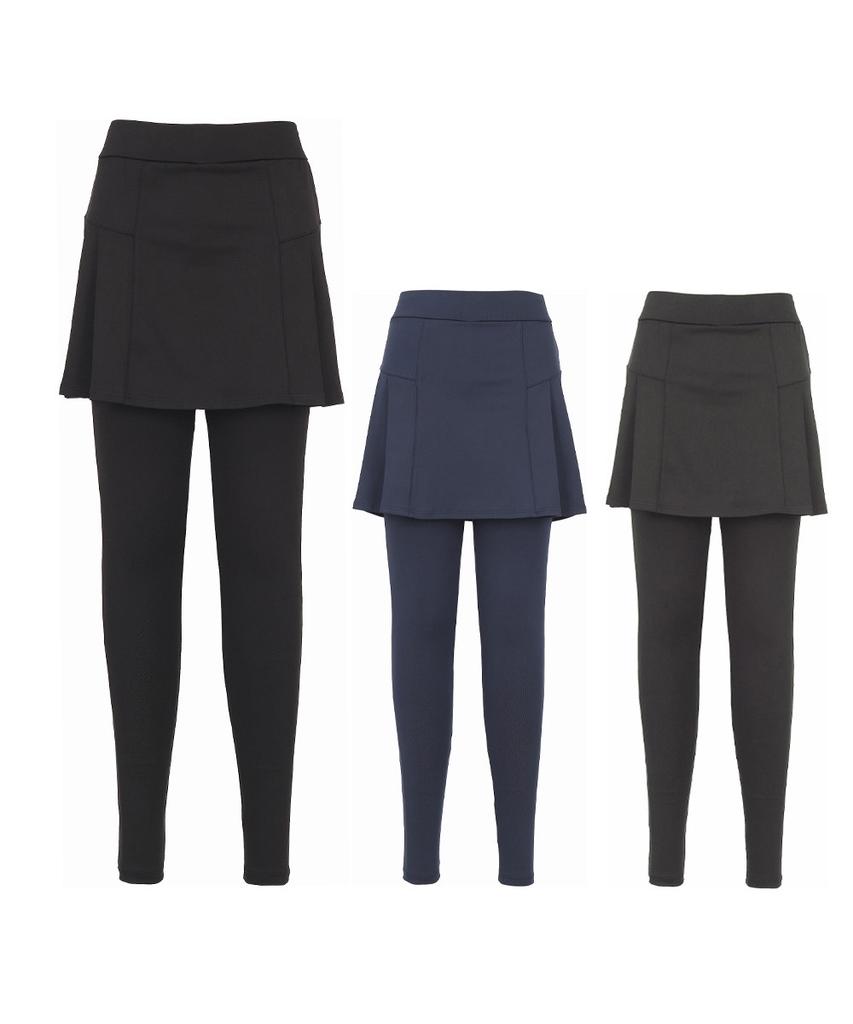 Kim Young Joo Golf Spring/Autumn Pleated One-In-One Skirt Leggings Golf Women'S Skirt Dqslsk01