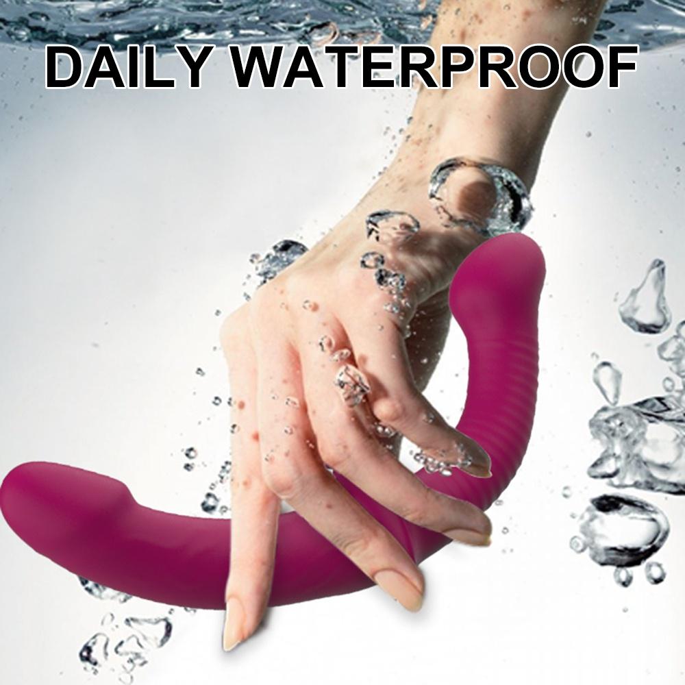Erotic Sextoys Strapless Strapon Dildo Vibrator Lesbian Strap-on Penis Pegging Double Ended Dildo Adults Sex Toys for Women Vibration