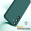 Coque de protection - BOOLING - Samsung Galaxy A15 4G-5G - Silicone liquide - Slim - Vert Nuit