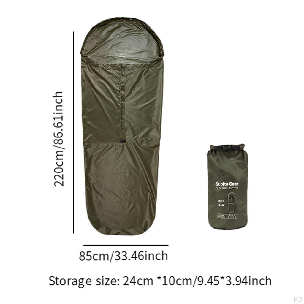 Bivy-påse för vuxna Campingutrustning Sovsäck Resa och Klättring