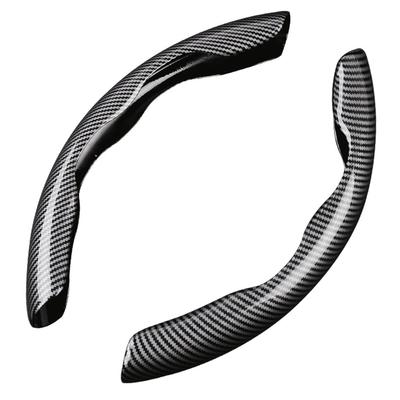 Carbon Fiber Steering Wheel Cover Ultra Thin Fit Wear Resistant Universal Steering Wheel Protector for Most Autos