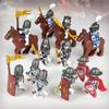 Lego-Compatible Medieval Castle Soldier Minifigure Building Blocks Set