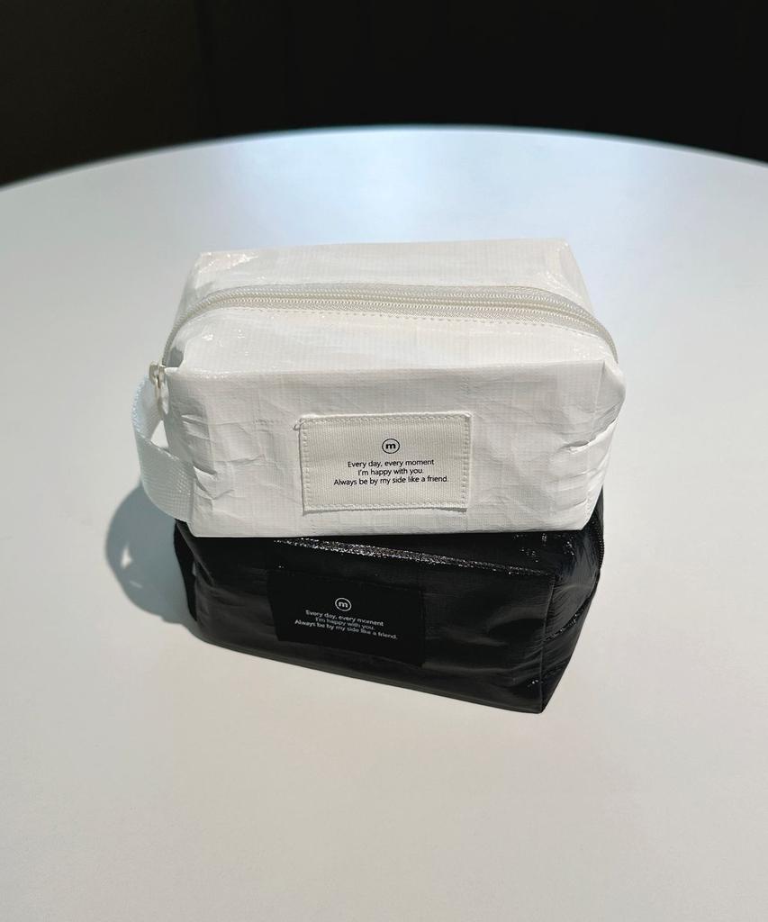 White Square Pouch