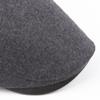 Hat Men'S Vintage Peaked Cap Material Leather Brim Beret Season Warm Forward Hat Hot Sale Hat