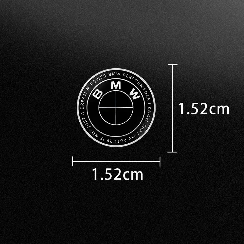 New Hots E60 E60 E93 E60 For BMW M X3 X5 X6 Car Steering Wheel Badge Stickers Car Door Handle Label Decal For BMW 50th M E46 E