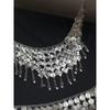 Mei Mary Metal Round Portrait Bell Tassel Waist Chain - European and American Minimalist Retro Belt