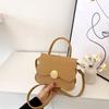 Chic Small Square Crossbody Bag With Soft Pu Material Magnetic Closure For Everyday Use