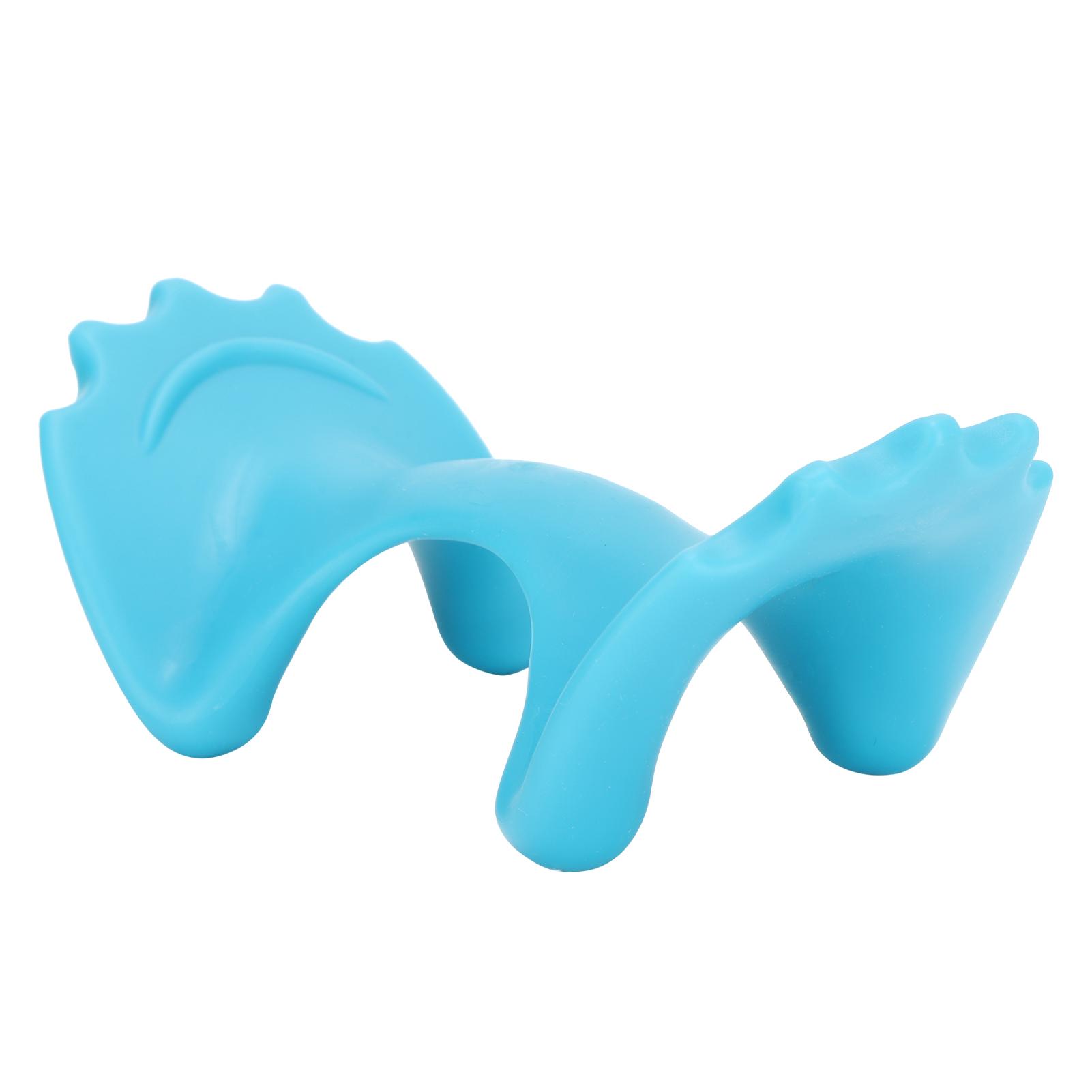 

Neck Massage Tool Portable Silicone Fatigue Relieve Neck Shoulder Massage Pillow Blue