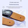 Genuine Leather Ukulele Strap, Crossbody or Shoulder, Children's Small Guitar Strap with End Pin