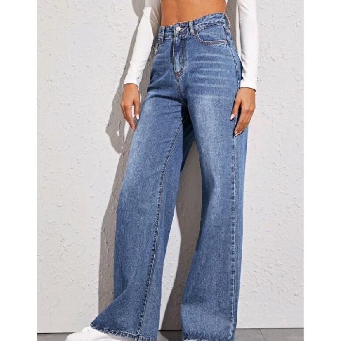 

Женские повседневные новые сезонные деловые брюки для отдыха с карманами из чистого хлопка и удобной посадкой M синий