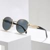 5pcs Vintage Korean Round Frame Sunglasses Women Multicolored Trendy Fashion Male Female Eyewear UV400