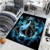 1PC Classic Japanese Charizard Pattern Cartoon Carpets Living Room Bedroom Bedside Floor Mat Area Rug Home Decor Gifts Potdemiel