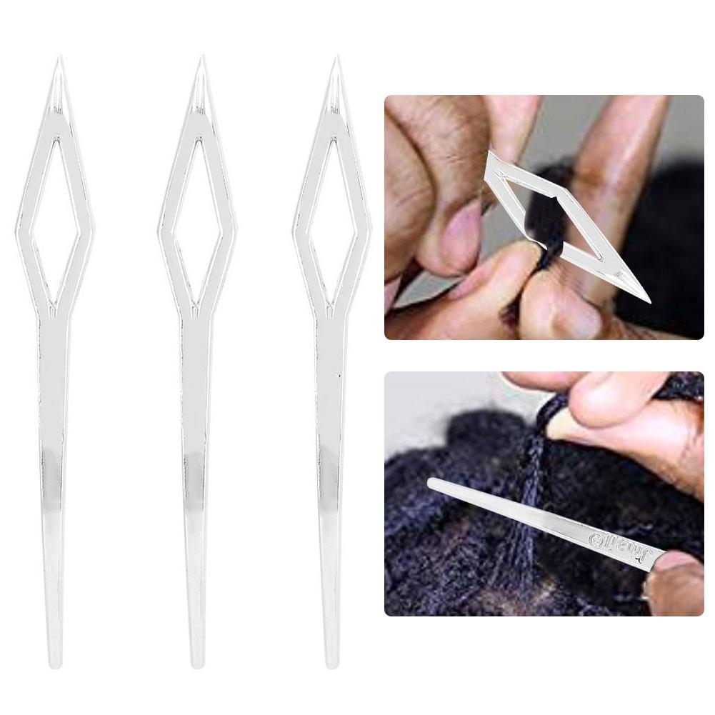 Dreadlocks Interlocking Needles Crochet Hook Needle Hair Braiding Tools for Dreadlocks