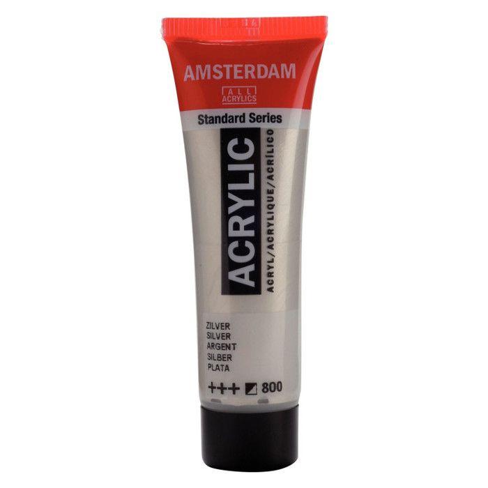 You do it Acrylverf - Amsterdam - Standaard - 20 Ml - Kleur Argento - Lichtecht