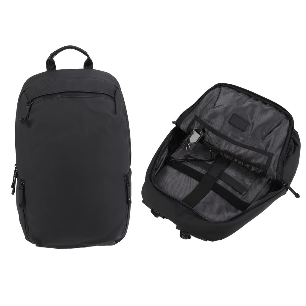 Computer Backpack Multifunctional Anti Theft Waterproof Black Fashionable Business Package for Men W
