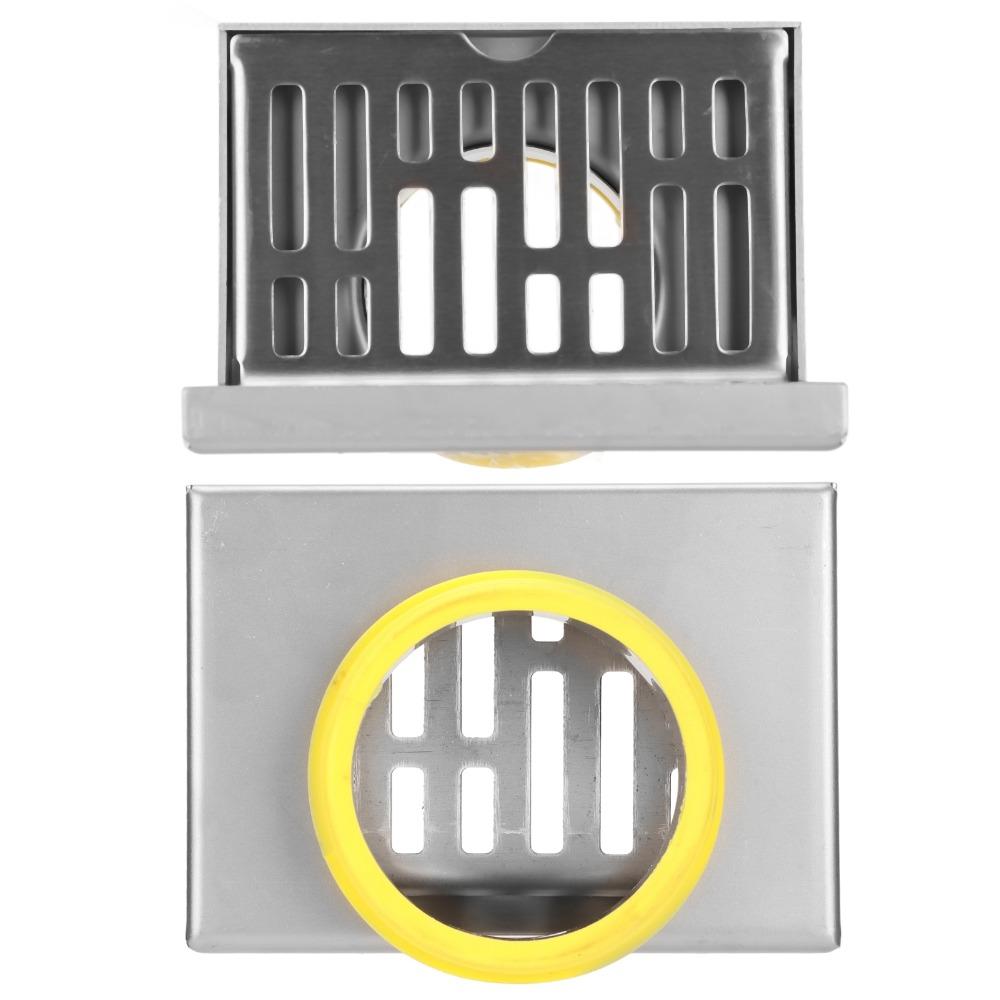 L-Shaped Structure Wall Drain Fits 2.95 Inch Pipe Corner Floor Drain Modern Floor Drain Balcony