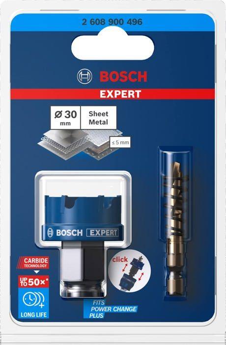 Scie trépan - bosch - expert sheet metal - carbure - précision - longue durée de vie