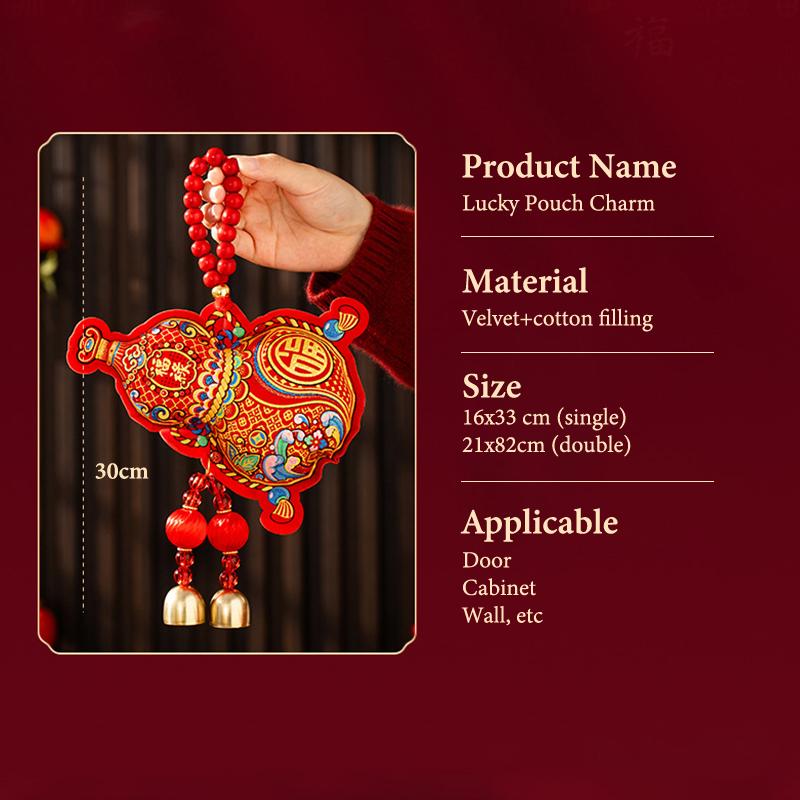 1 Stück 2026 Neujahrsdekoration Pferdejahr Türquaste Anhänger Chinesisches Frühlingsfest Hängedekoration Tet Hängeornament