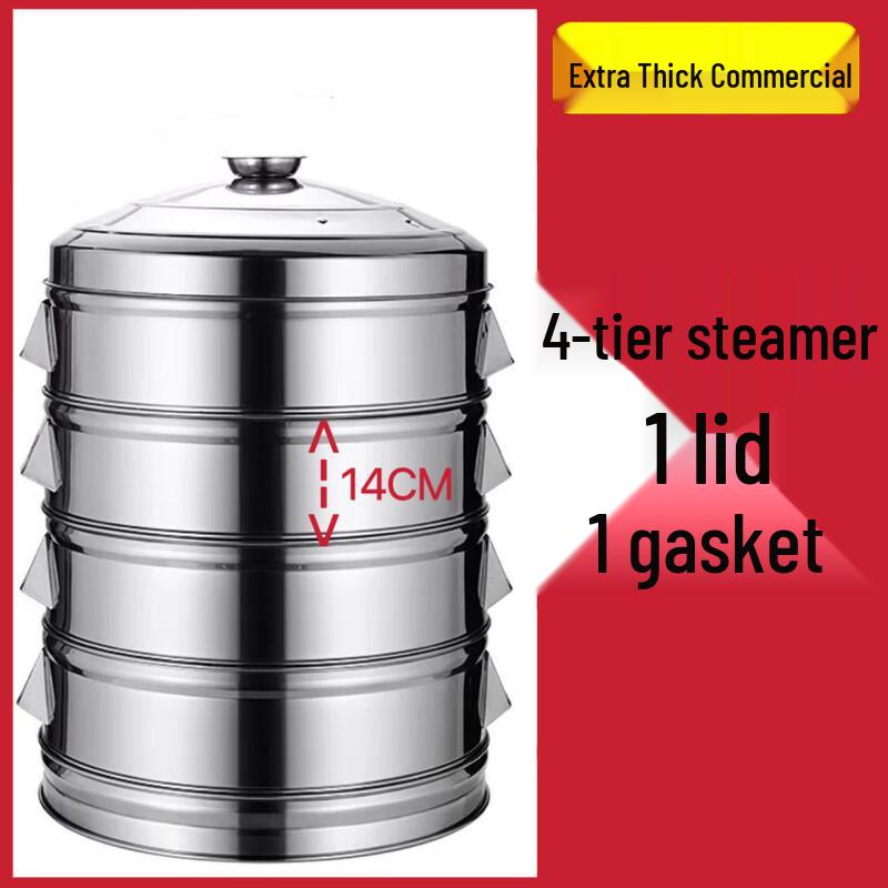

Stainless Steel Commercial Steamer Pot