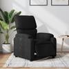 Vidaxl Electric Recliner Armchair, Black, Fabric Upholstered
