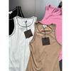 Soft Glutinous Positioning Clothing Export Los Angeles High Elasticity Classic Easiest for Match Sexy Silm Vest Positioning Clothing Tops