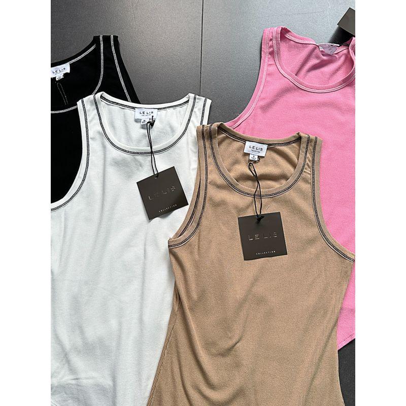 Soft Glutinous Positioning Clothing Export Los Angeles High Elasticity Classic Easiest for Match Sexy Silm Vest Positioning Clothing Tops