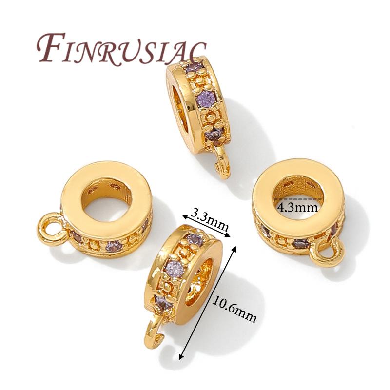 18K Gold Plated Bails,Pendant Bail,Bail Beads Charms Connectors For Jewelry,DIY Necklace/Bracelets Making Accessories