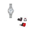 TISSOT Kason Zen I Collection Quartz Movement Women's Watch 30mm White Dial Stainless Steel Case T122.210.11.033.00