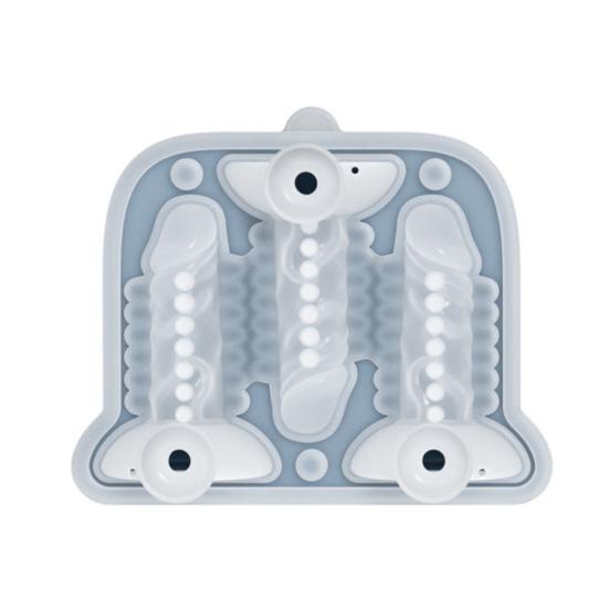 Silikonová forma na ledové kostky Rozmarná forma na led s víkem Bez BPA Výrobník ledových koulí vtipných tvarů na koktejly, pivo, kávu