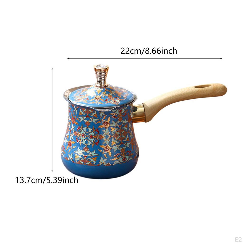 Schokoladen-Kaffeemaschine mit Ausgießer gegen Verschütten und komfortablem Griff für die Küche