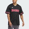 adidas NC State Baseball Jersey Black Men Streetwear IN2010