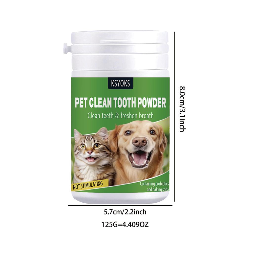 Pet Tooth Powder Can Improve Tooth Cleanliness and Provide Delicate Cleaning