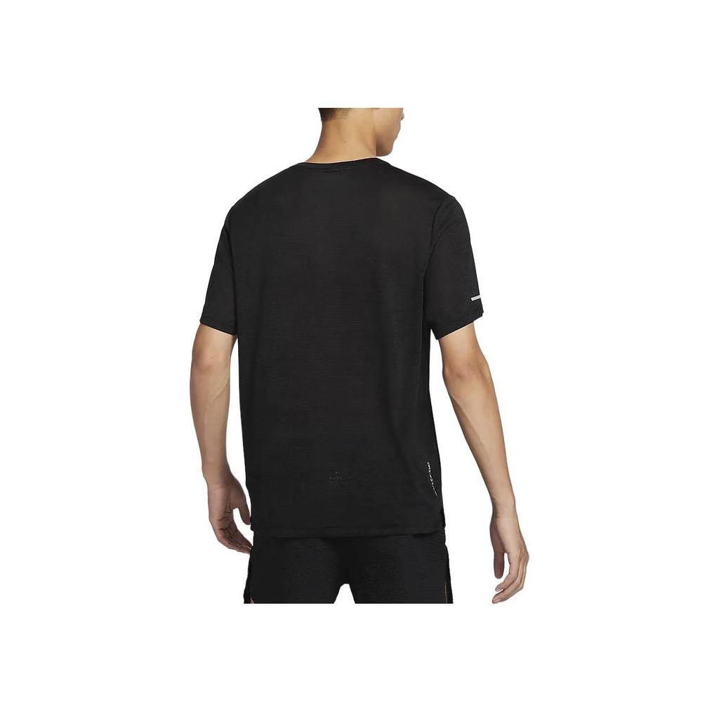 Nike Dri-Fit Running Division Short Sleeve T-Shirt Men Tops Black FZ0584010