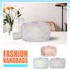 PVC Bow Cosmetic Bag Large Capacity Bowknot Makeup Bag Transparent Portable Storage Bag Bathroom Shower Travel Bag