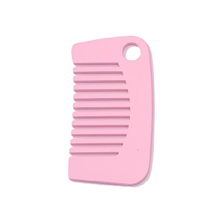 Portable Hairbrush Miniature Comb Necklace Pendant Convenient Hair Grooming Tool Portable Hairbrush for Women Girls