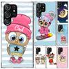 Cartoon Cute Owl LoveLy Phone Case for Samsung Galaxy S26 S24 S23 Ultra S25 Edge S22 S21 Plus S20 FE + Soft Print Shell Funda Ga