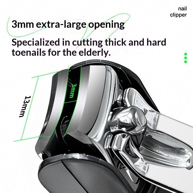 Magnifying Glass Nail Clipper Large Household Anti-Splash Nail Trimmer For Elderly Adults, Suitable For Thick And Hard Nails