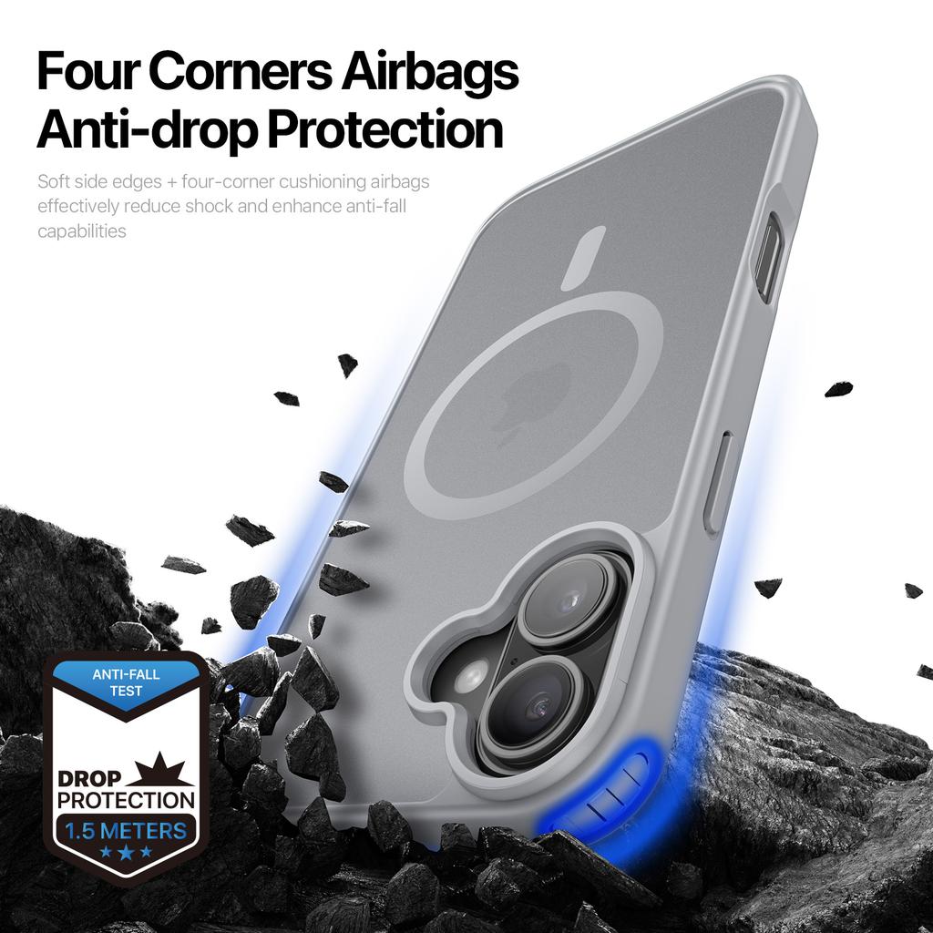 For iPhone 17 Case DUX DUCIS Yind Series PC+TPU Phone Cover Compatible with MagSafe