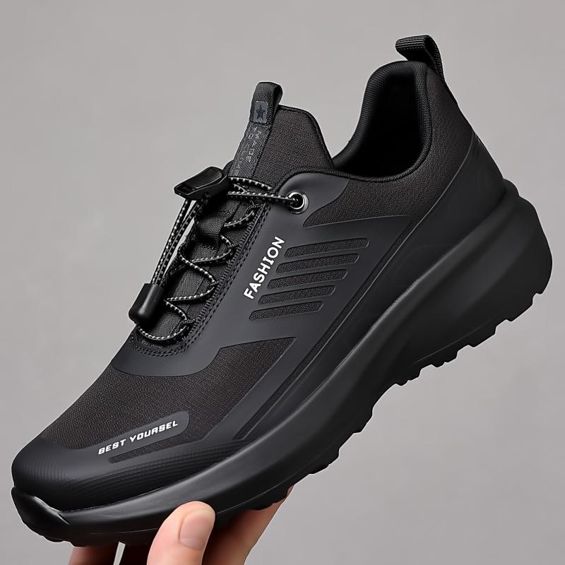 

Модная мужская повседневная спортивная обувь, дышащие легкие кроссовки, атлетические кроссовки для бега, тенниса, ходьбы, уличная сетчатая черная обувь для бега 38 чёрный