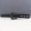 Crocodile Pattern American Western Rivet Spider Street Rivet Belt Punk Men's Belt Women