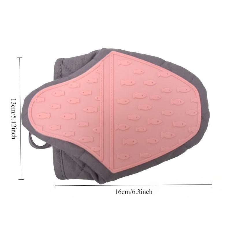 

Универсальные силиконовые перчатки для духовки с защитой от ожогов в форме рыбы, утолщенные изоляционные перчатки, прихватки для барбекю, подносы, тарелки, держатели для мисок, принадлежности для выпечки